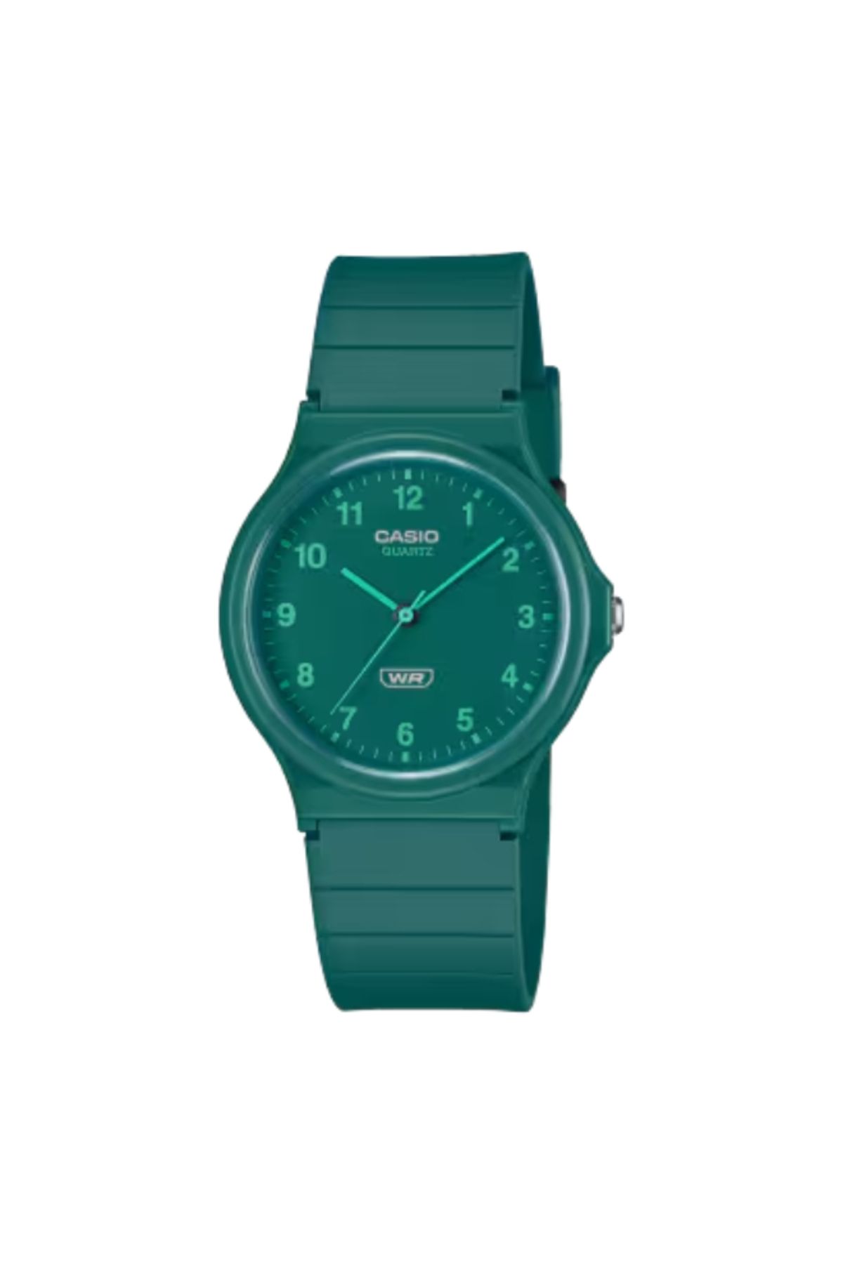 Casio-CASIO Unisex Analog Green Dial Watch - MQ-24B-3BDF 1