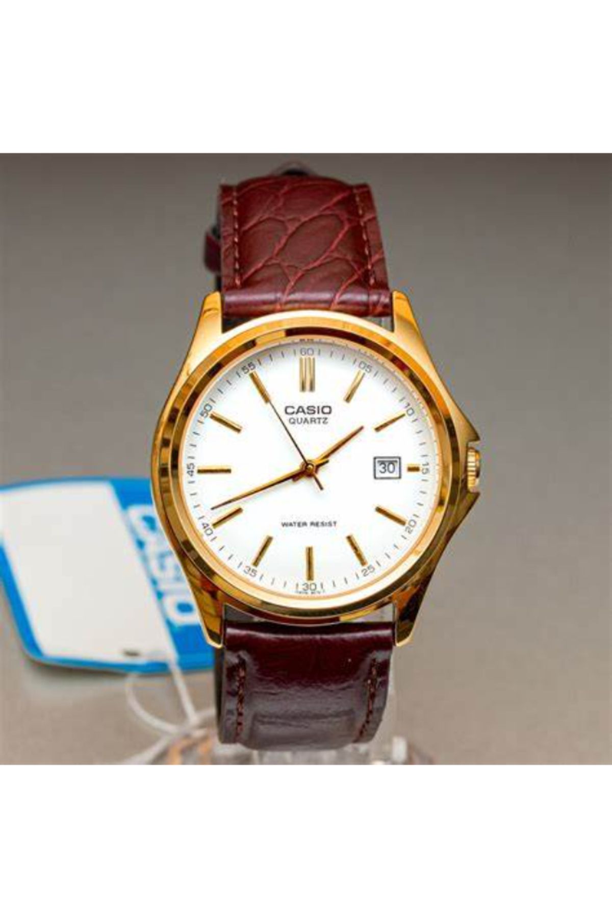 Casio-CASIO Men's Analog White Dial Watch - MTP-1183Q-7A 1