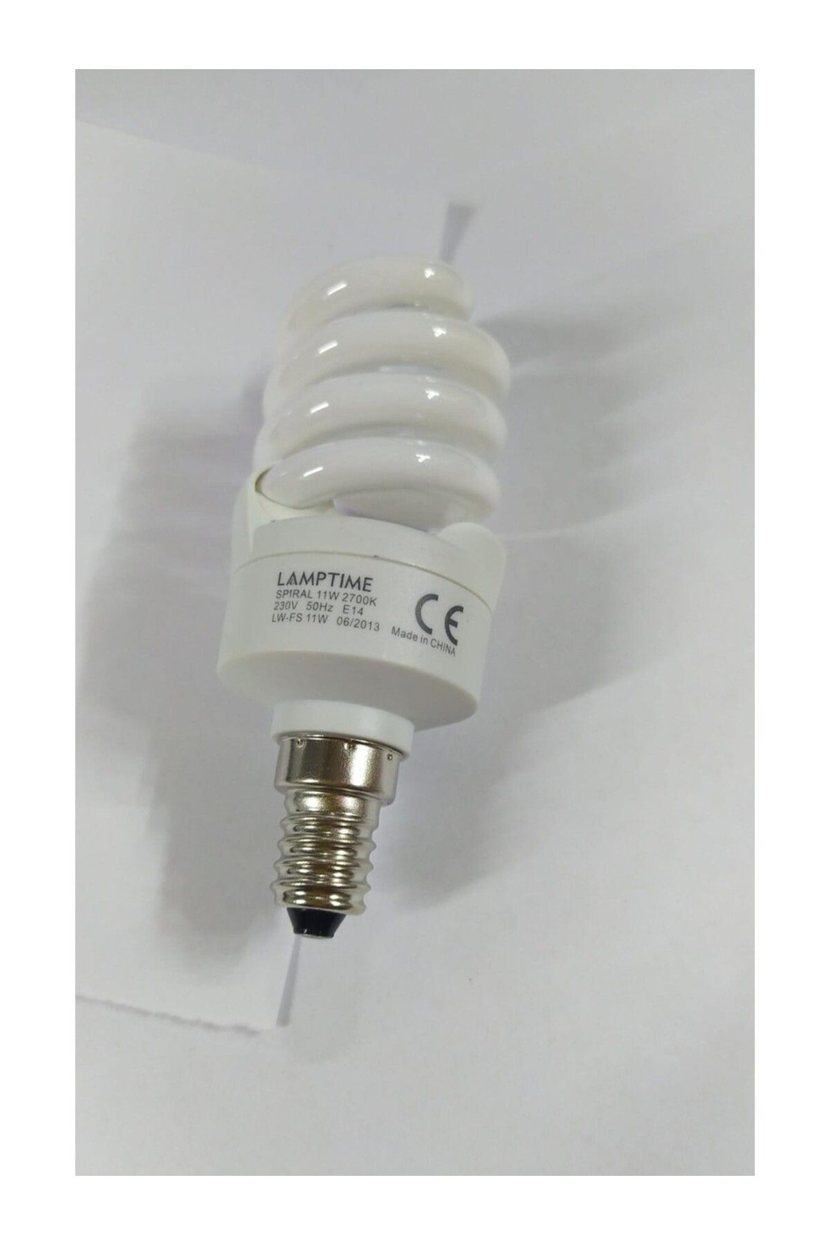Lamptıme Lamtime Lamptıme Spiral Tasarruflu Ampul 11W E14 Duy Günışığı (Sarı)