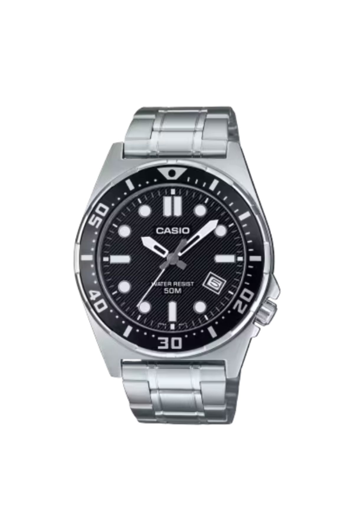 Casio-CASIO Men's Analog Black Dial Watch - MTD-135D-1AVDF 1