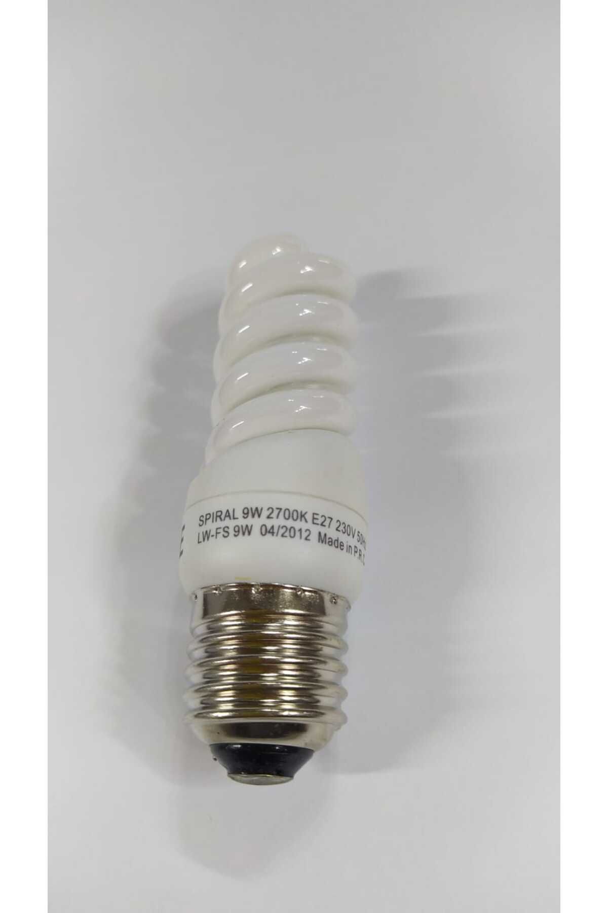 Lamptıme Lamtime Lamptıme Spiral Tasarruflu Ampul 9W E27 Duy Günışığı (Sarı)