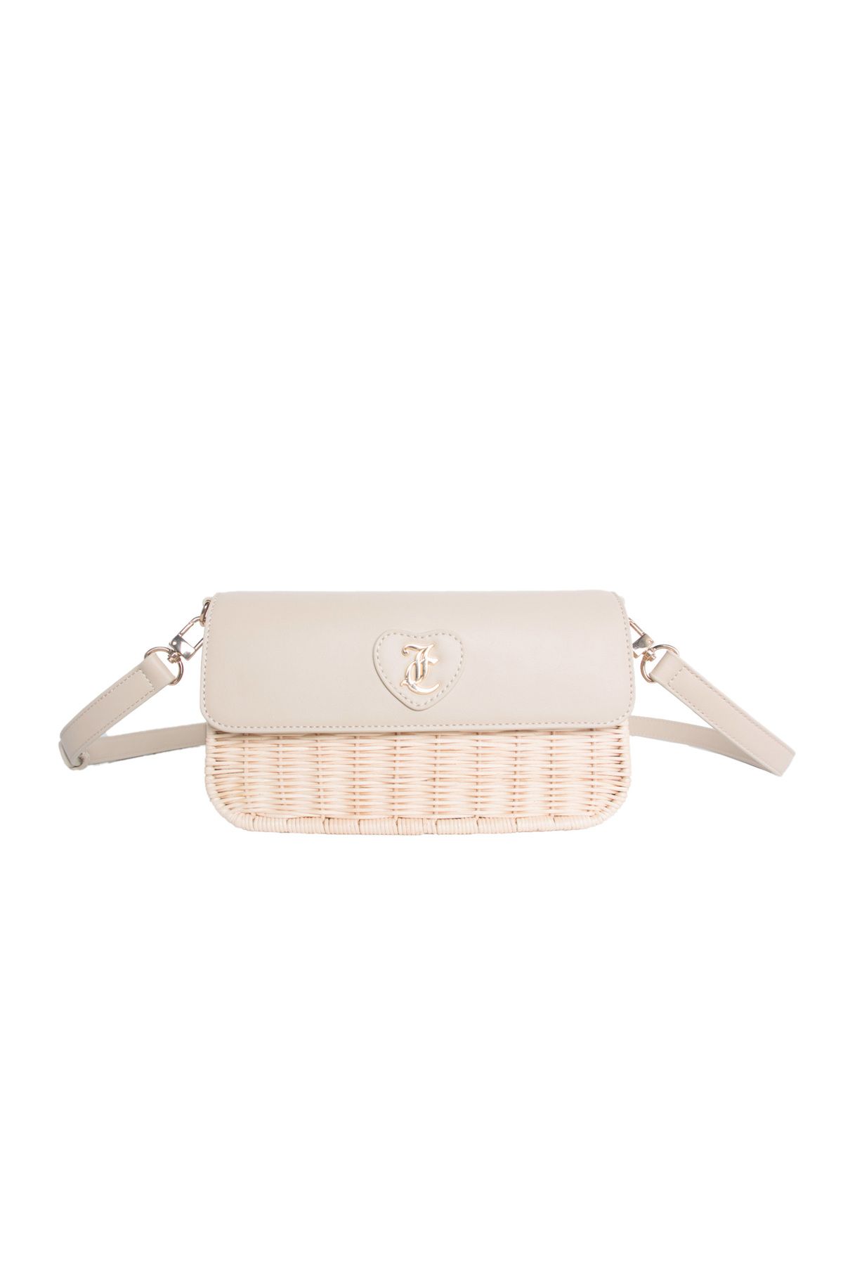 Juicy Couture Kadın Juicy Hasır Omuz Çanta - Bej
