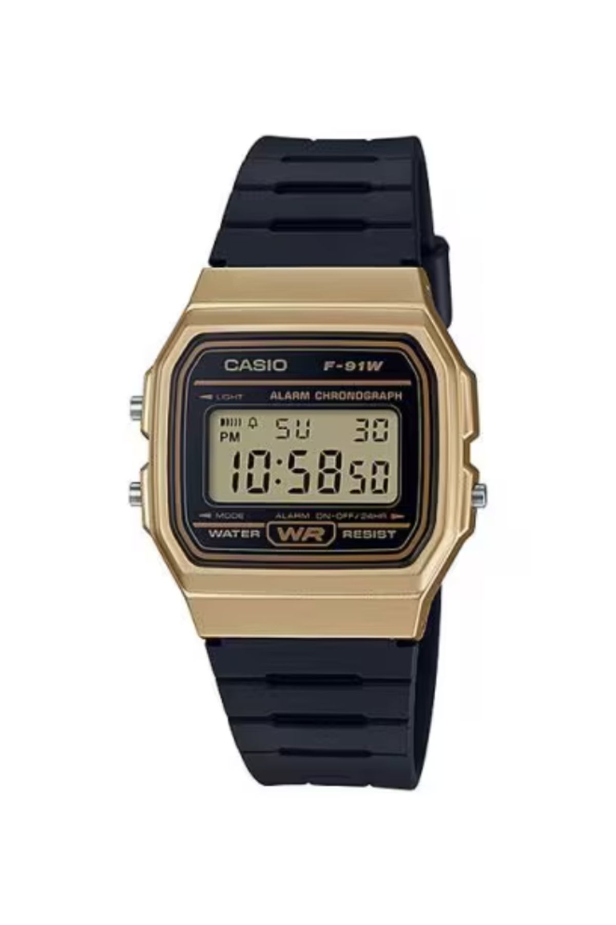 Casio-CASIO Unisex Digital Black Dial Watch - F-91WM-9A 1
