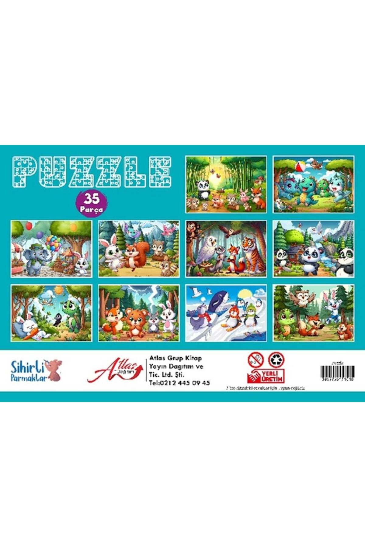 Karatay Yayınları Puzzle 35 Parça 10 Çeşit 10lu Paket
