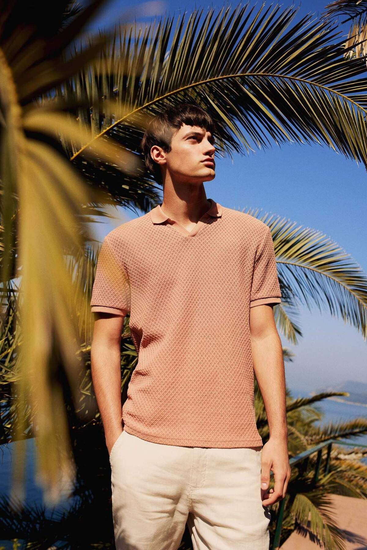 DeFacto Regular Fit Kısa Kollu Polo Tişört E1215AX25SM