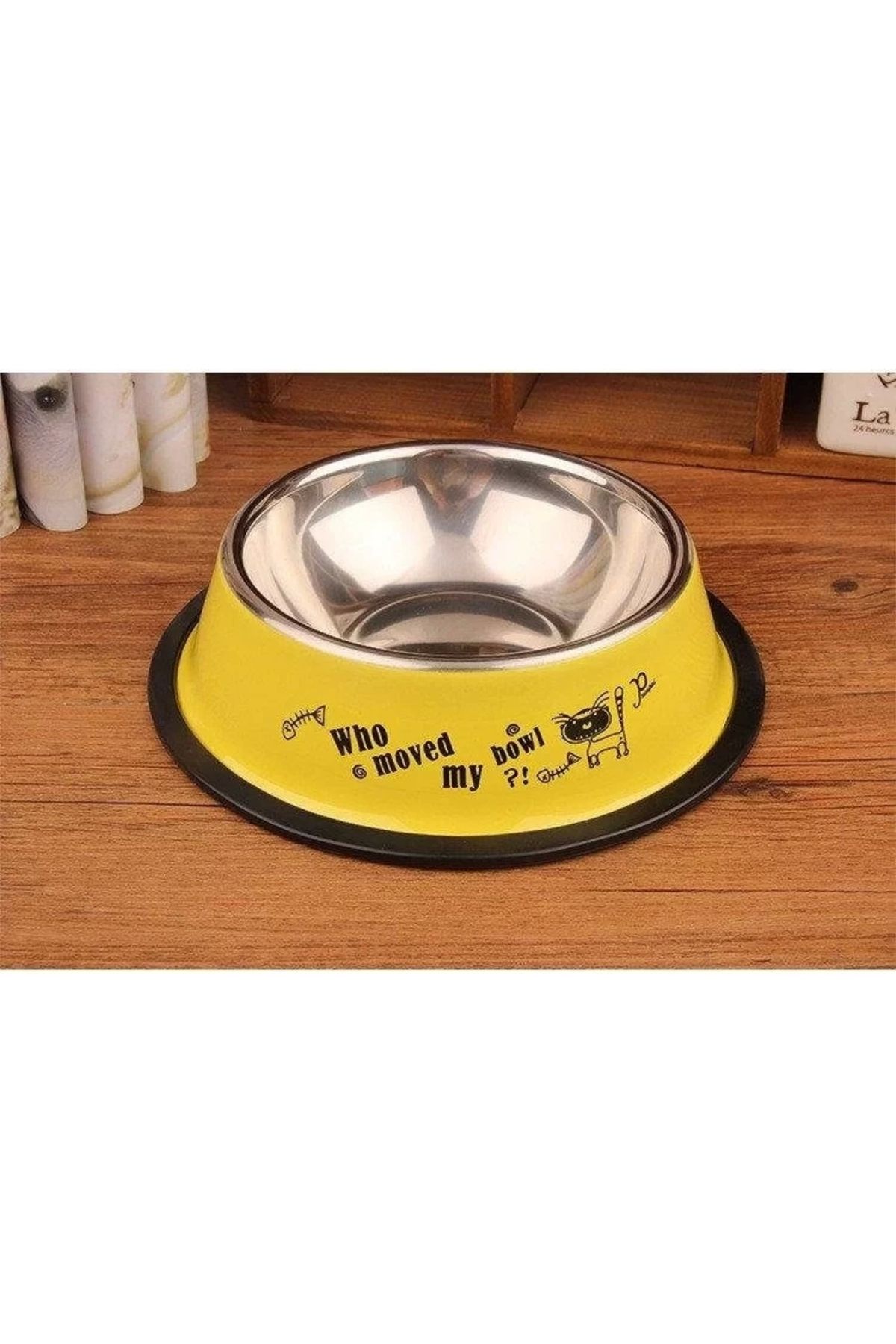 pet Hb1027 Çelik Mama Kabı Kaymaz Taban 30 Cm