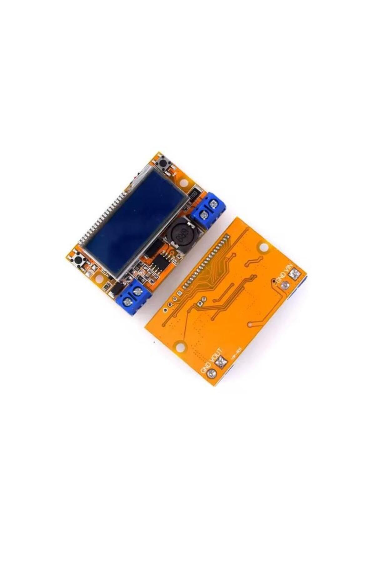 Hatfon Elektronik HW-601 Giriş:5-23V Çıkış: 0-16V 3A Dc Dc Lcd Uyumlu Ekran Step Down Voltaj Düşürücü Modül