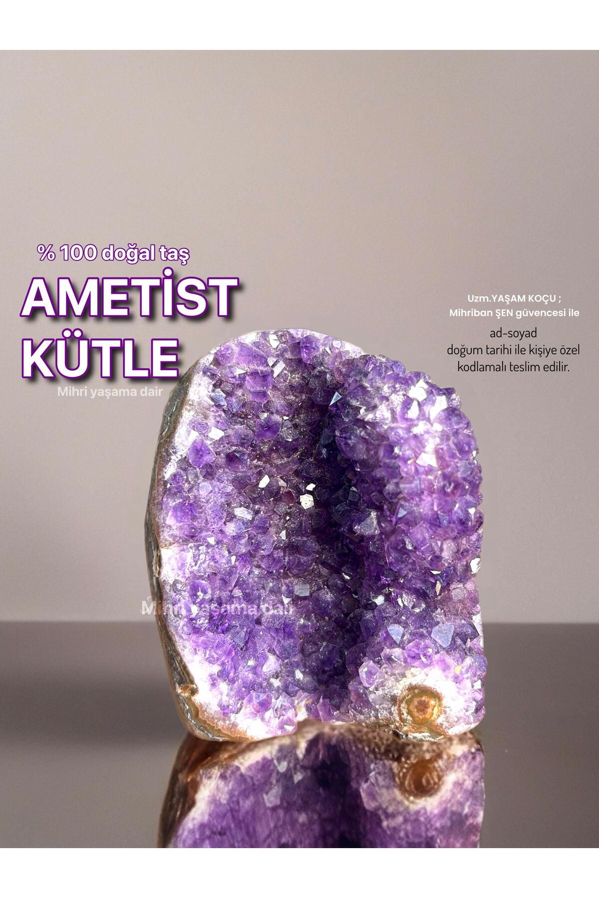 Mihri Doğaltaş Ametist Kütle