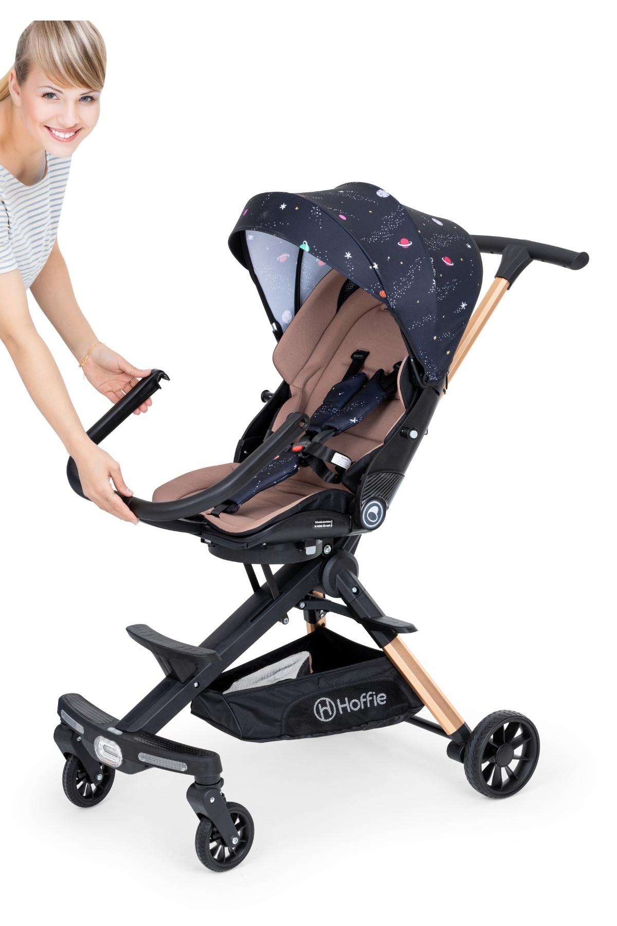 Hoffie Matrix Drone Kabin Boy 360 Derece Dönebilen Yeni Nesil Bebek Arabası,Mama Tablası Hediyeli fotoğrafı 5 (önizleme)