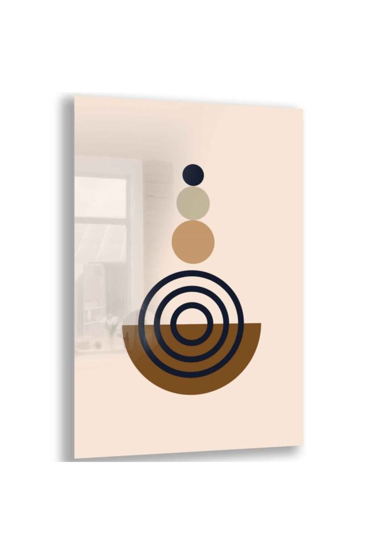 Domovit Klasik Bohem Cam Tablo - Dikey Motif 02-037