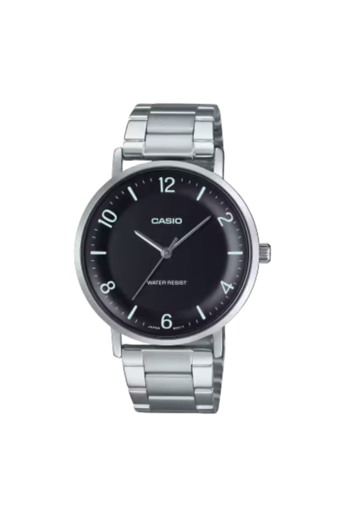 Casio-CASIO Men's Analog Black Dial Watch - MTP-VT03D-1BDF 1