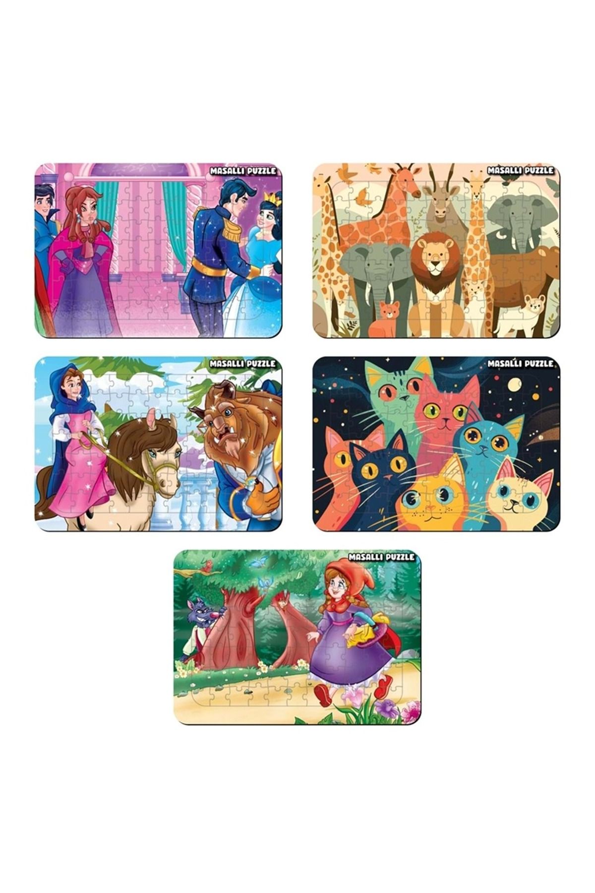 Lilamor Lilart Masallı Puzzle 99 Parça 24X34Cm (Karışık Model 1 Adet)