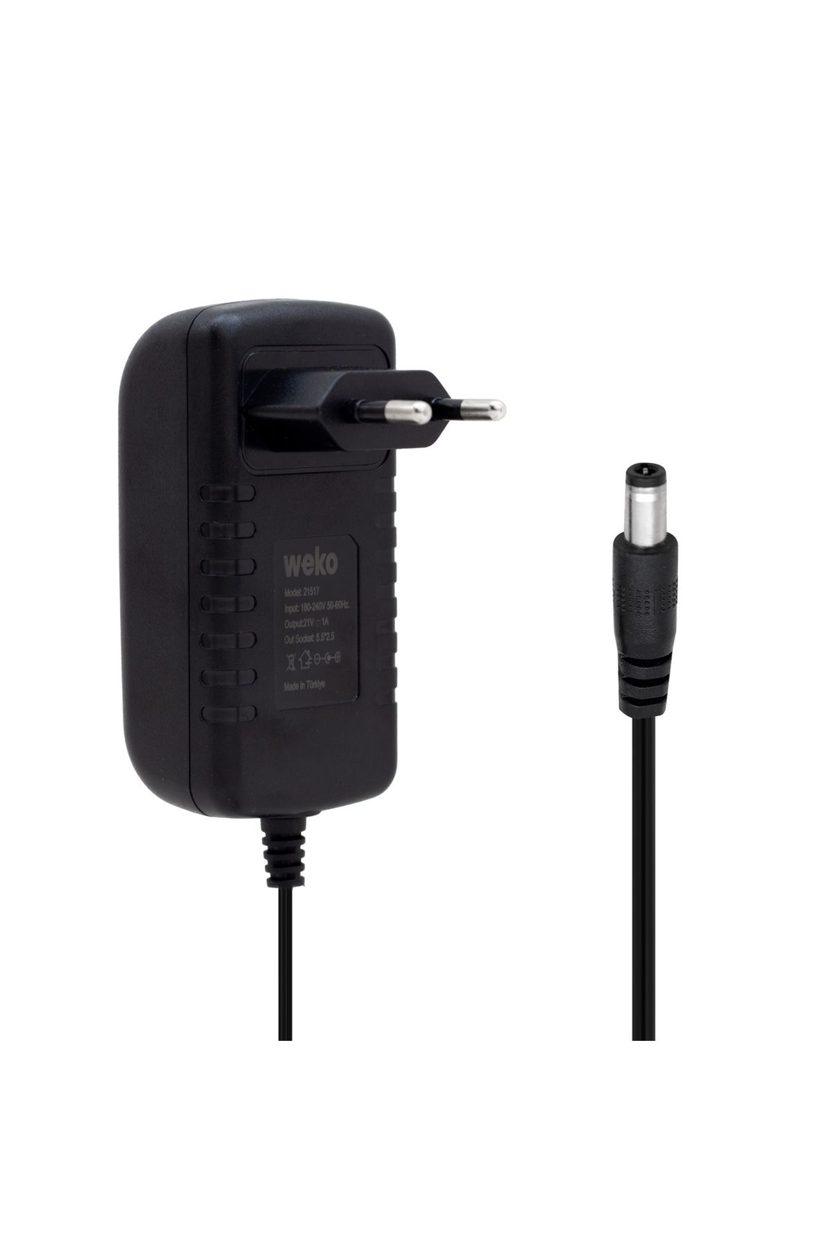Emperium 21 VOLT - 1 AMPER 5.5*2.5 UÇLU YERLİ ÜRETİM ŞARJLI MATKAP ADAPTÖRÜ (5122)