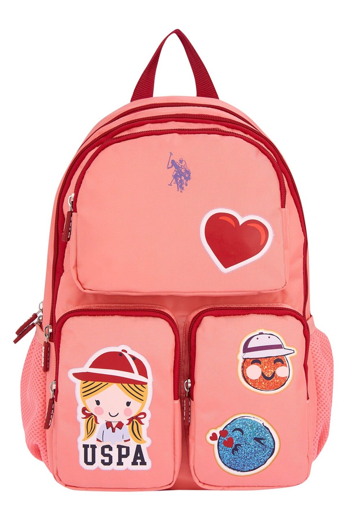Polo Okul Sırt Çantası Pembe Plcan25019