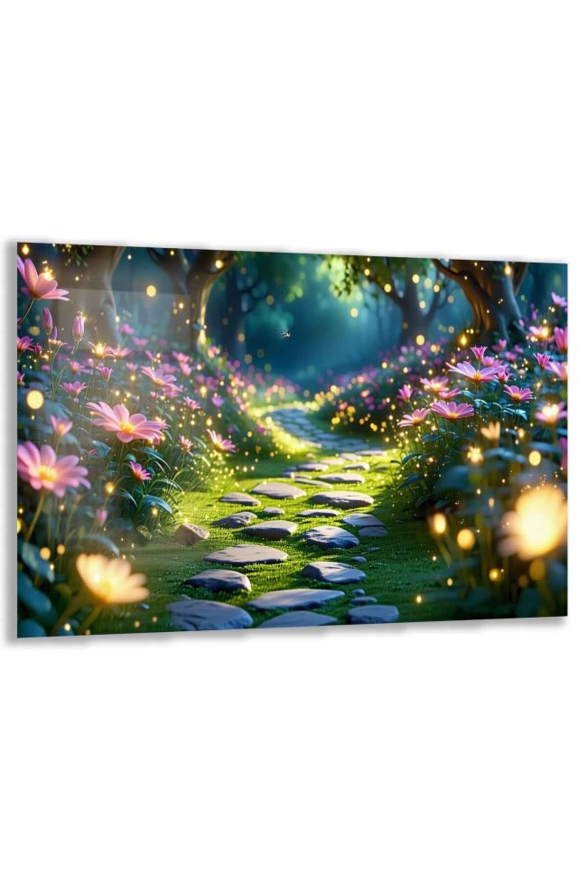 Domovit Fantastik ve Büyülü Dünyalar Temalı Çocuk Odası Cam Tablo - Yatay Motif 01-055
