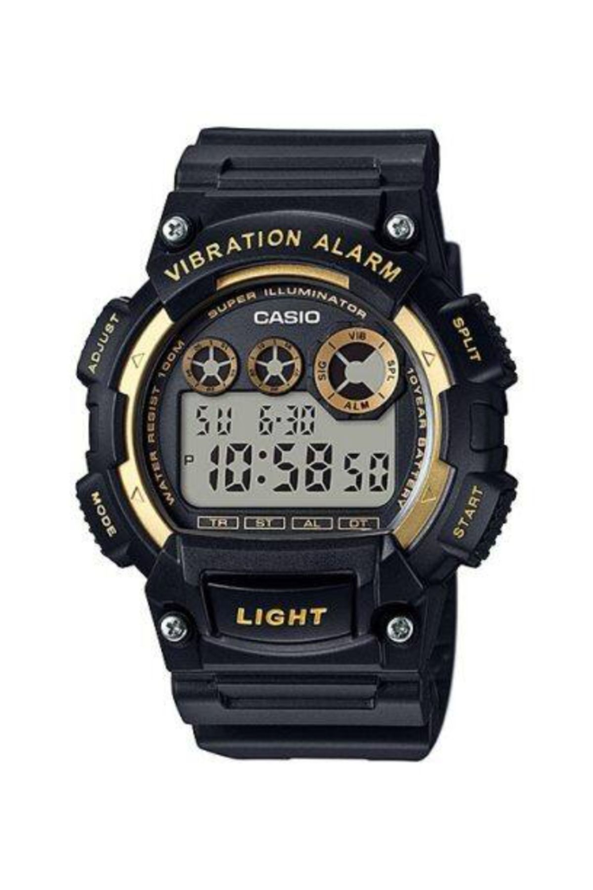 Casio-CASIO Men's Digital Grey Dial Watch - W-735H-1A2 1