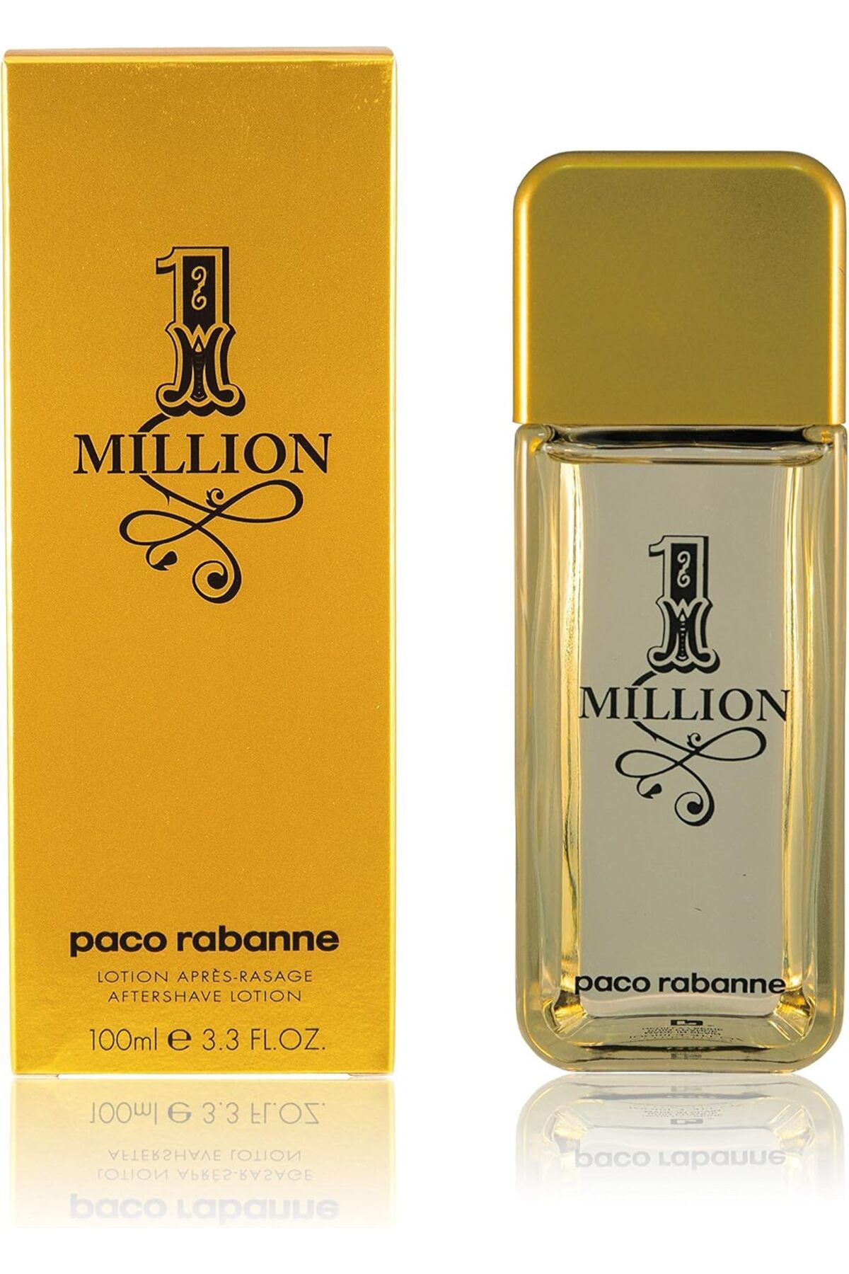Paco Rabanne-1 MILLION Paco Rabanne After Shave Lotion for Men, 3.3 oz 5