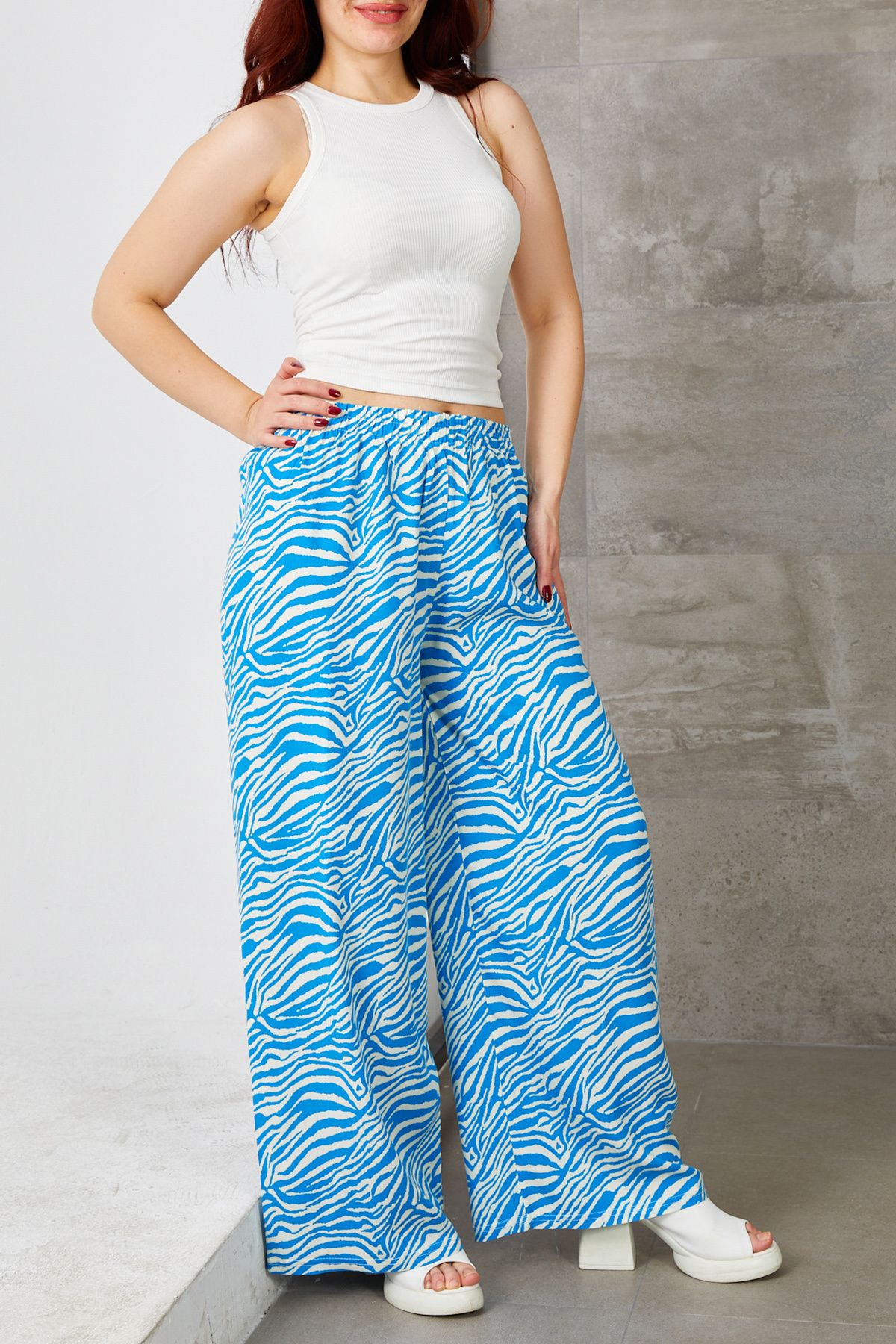 DPARİS Zebra Desen Pantolon