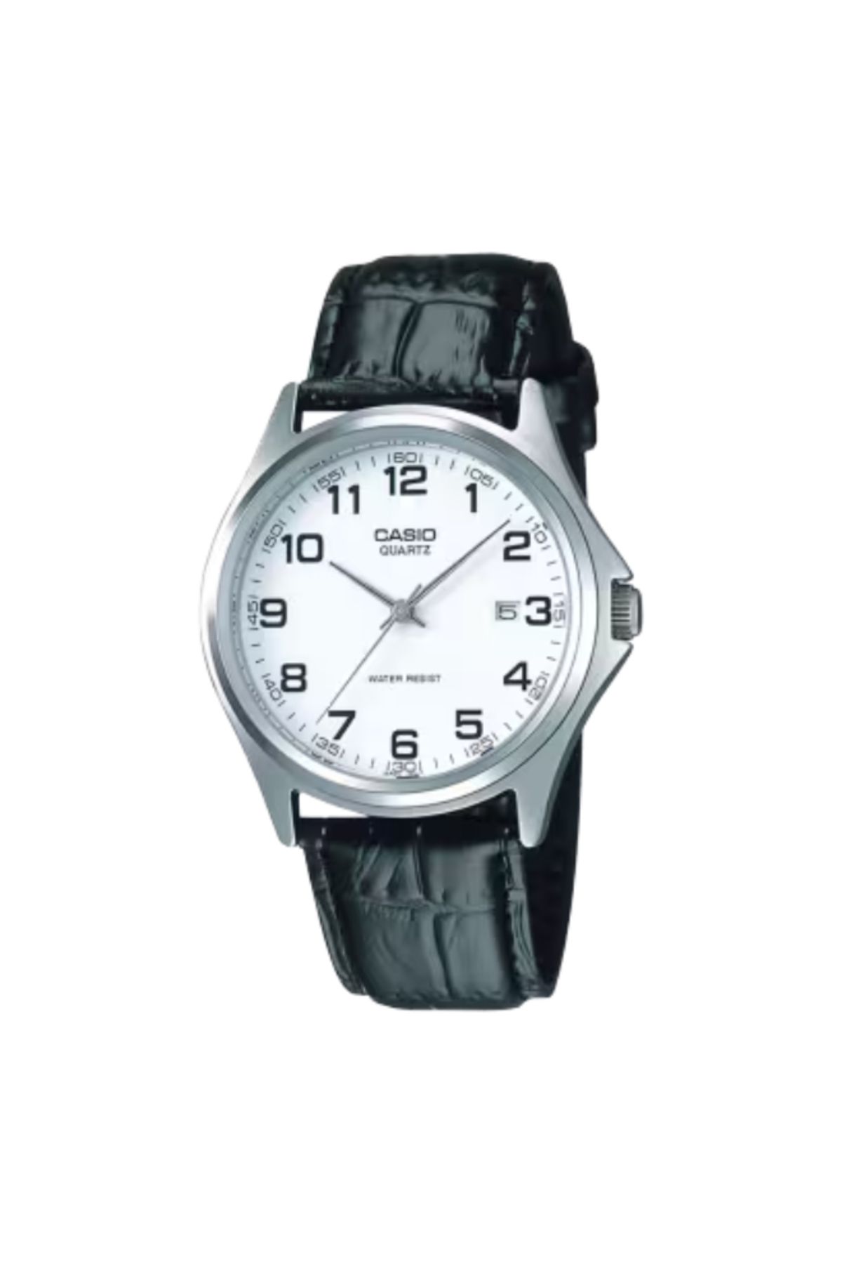Casio-ساعة كاسيو للرجال بمينا أبيض تناظرية - MTP-1183E-7B 1