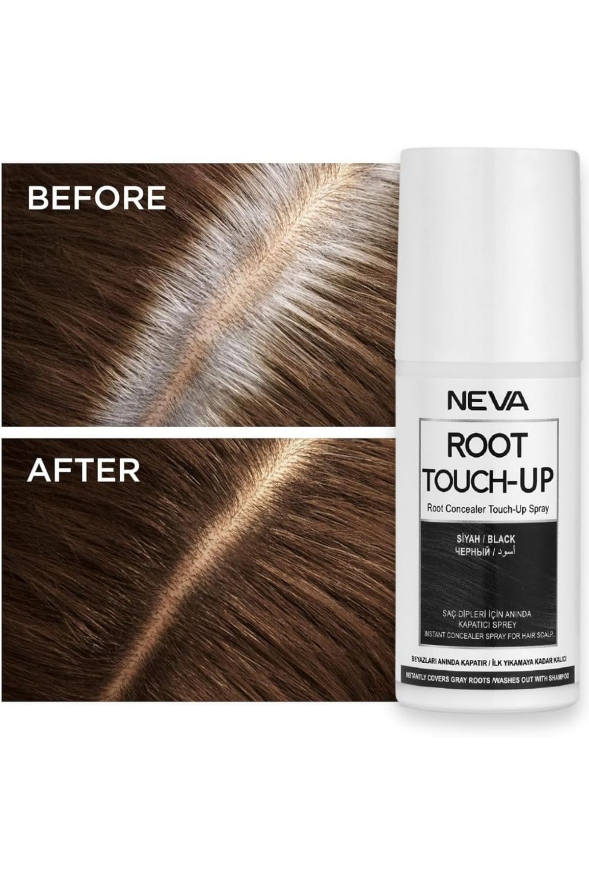 Neva-NEVA Root Touch-Up Instant Concealer Spray - 75ml 3