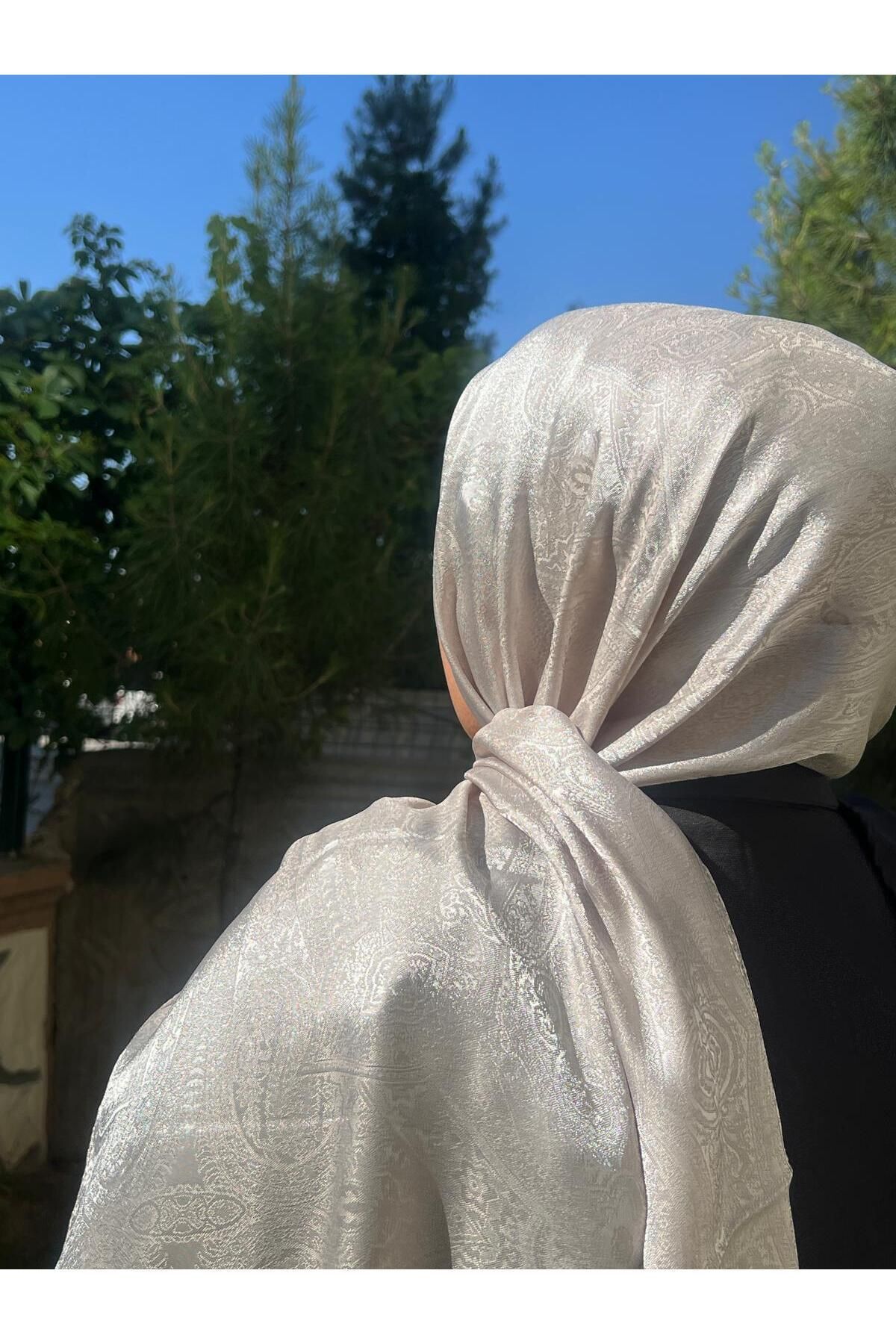 Organic Scarfs Madame Polo- İpeksi Jakarlı Şal
