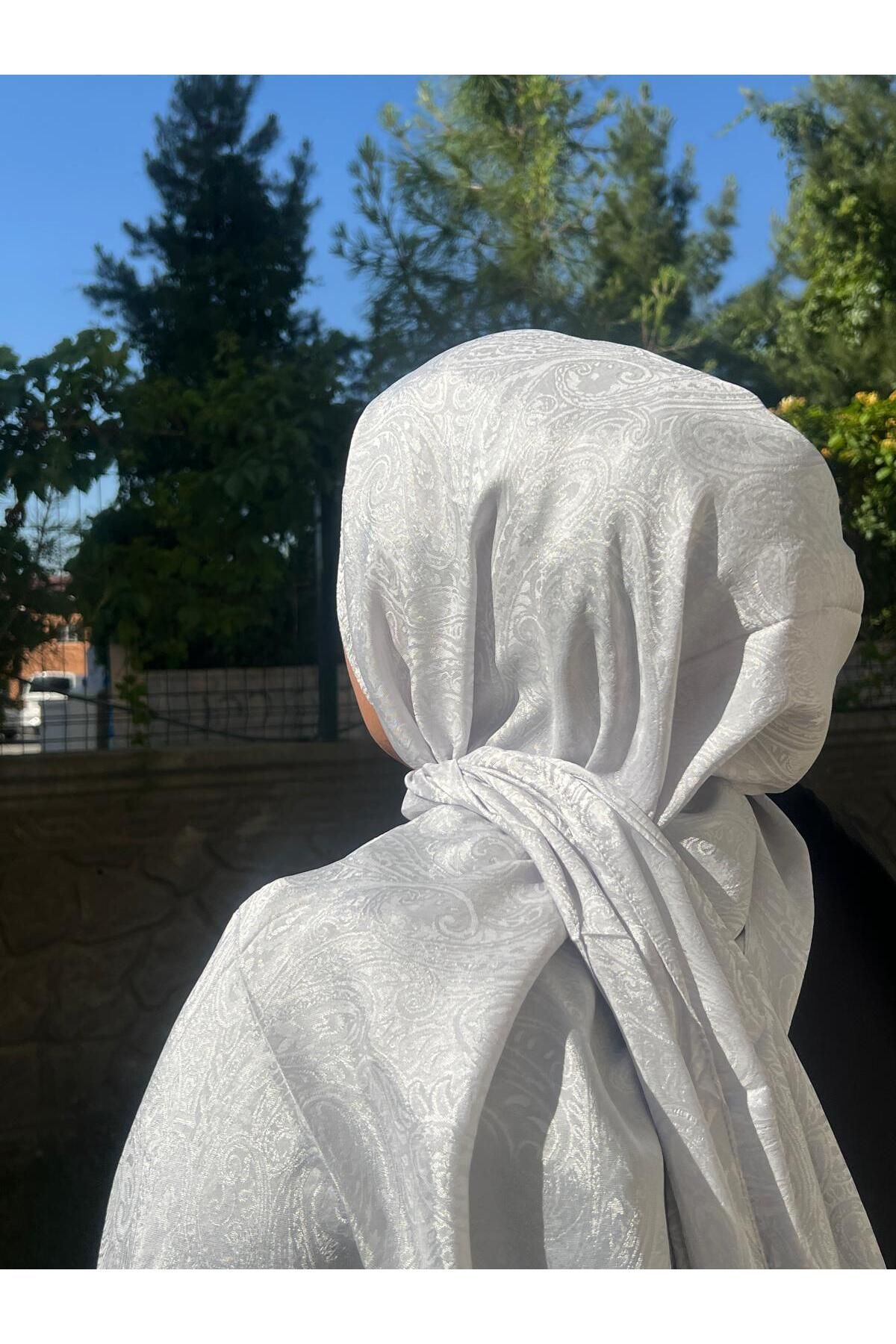 Organic Scarfs Madame Polo- İpeksi Jakarlı Şal