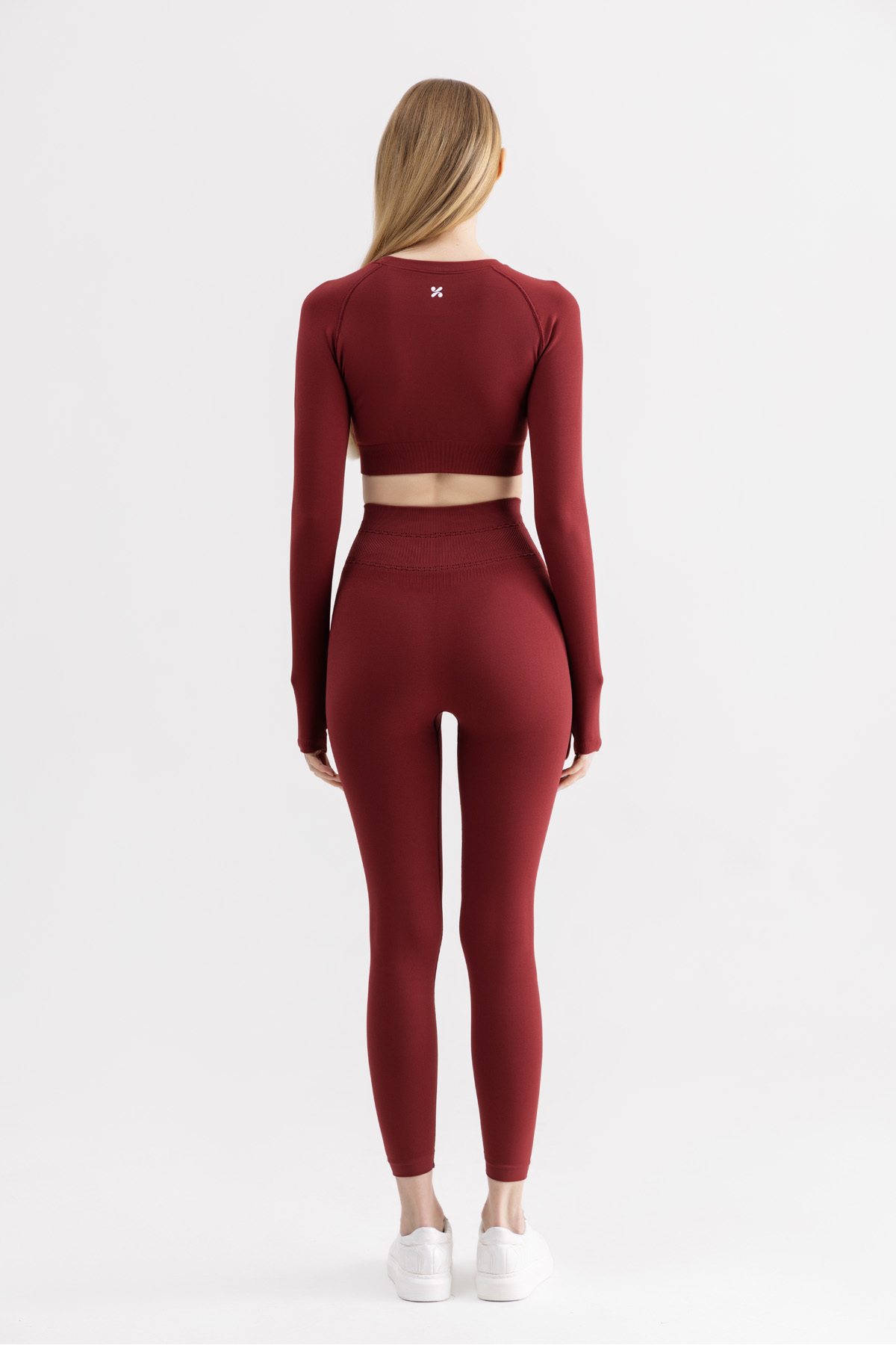 YoubeActive  Kadın Yüksek Bel, Esnek Ve Toparlayıcı Spor Tayt Kırmızı - Görsel 3