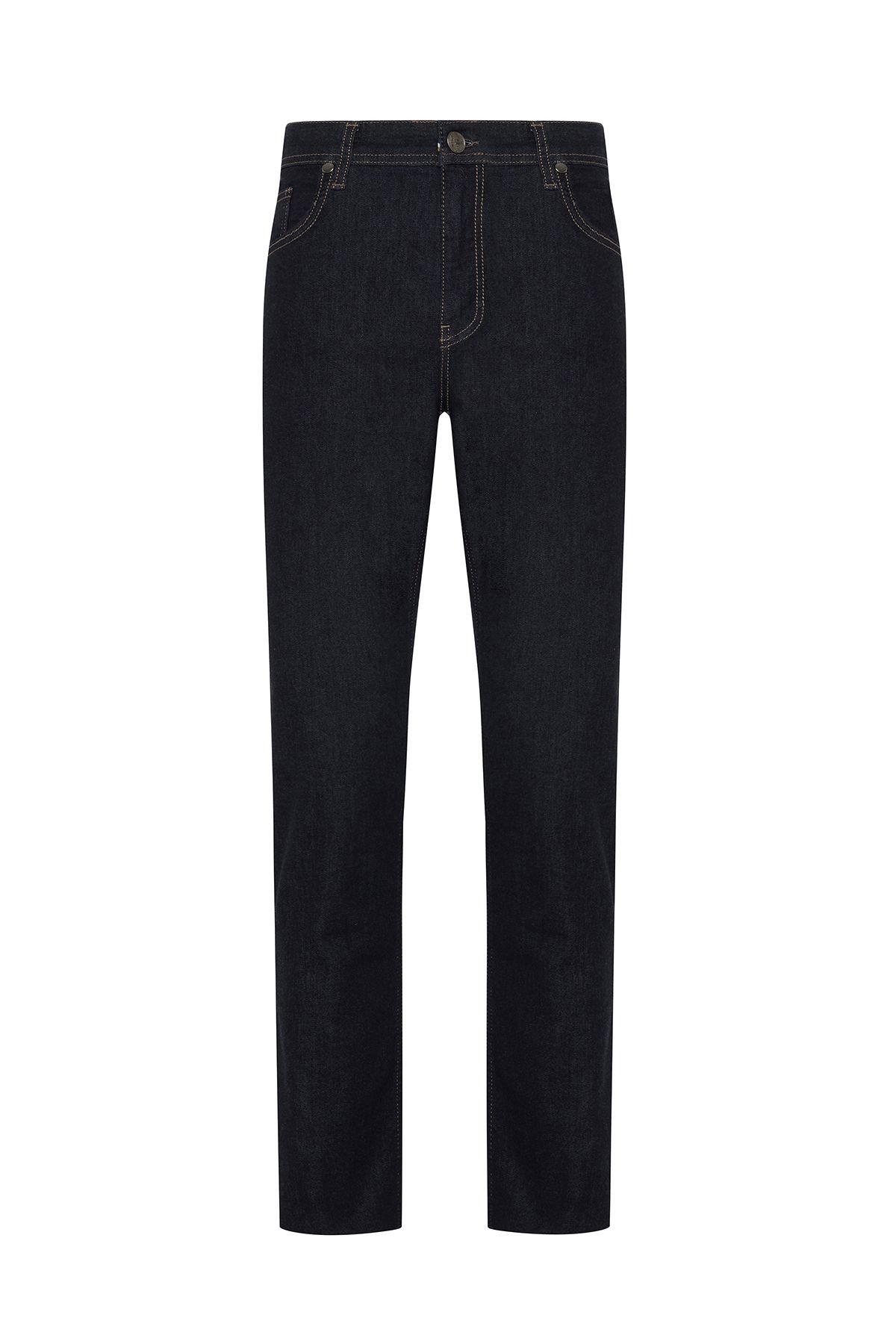 Gallus 5 Cep Lacivert Esnek Regular Fit İnce Raw Denim Pantolon