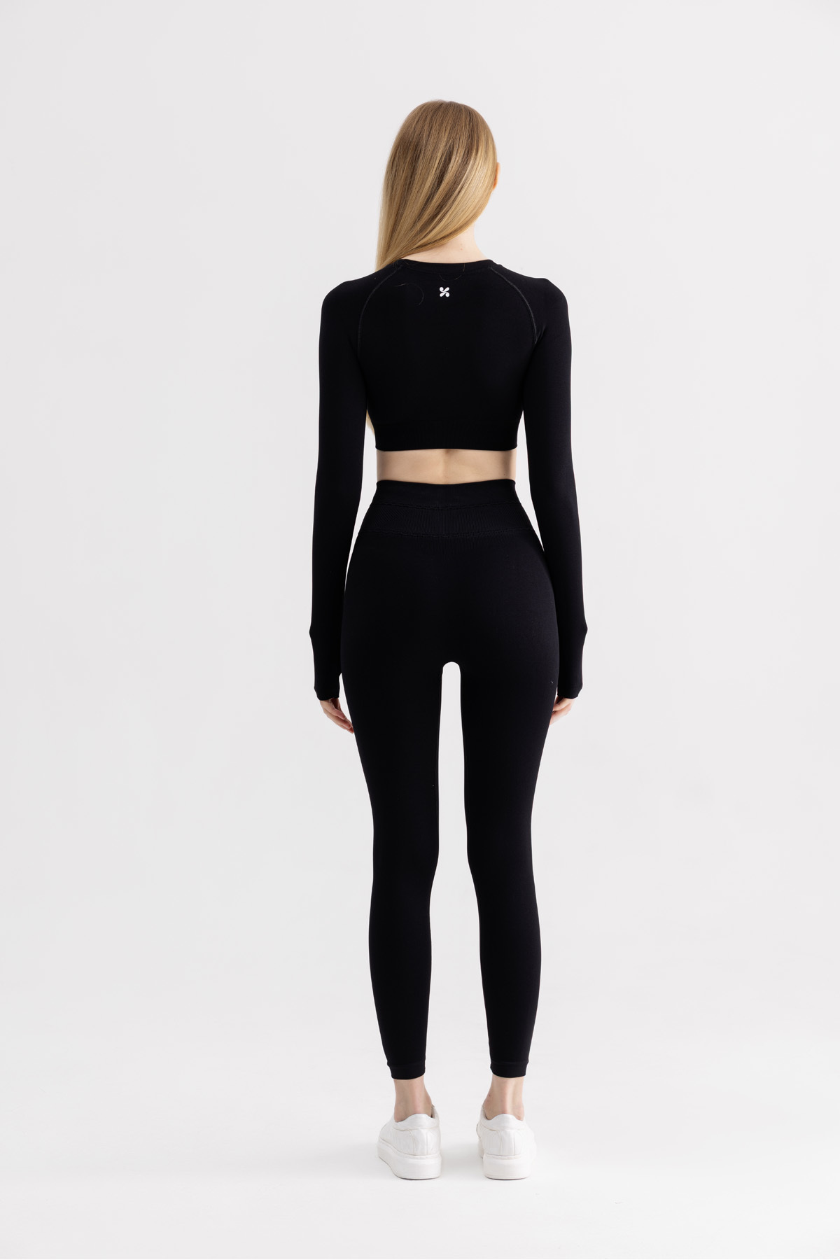 YoubeActive  Kadın Yüksek Bel, Esnek Ve Toparlayıcı Spor Tayt Siyah - Görsel 2