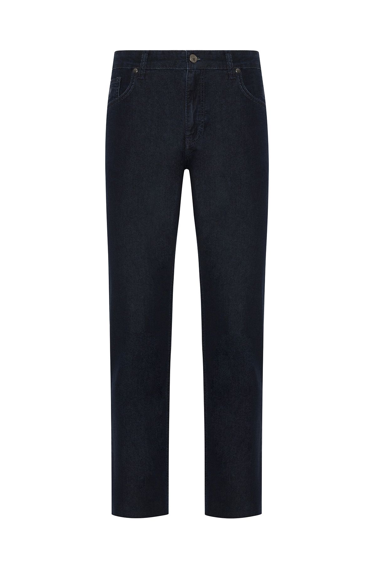 Gallus 5 Cep Lacivert Esnek Regular Fit İnce Denim Pantolon