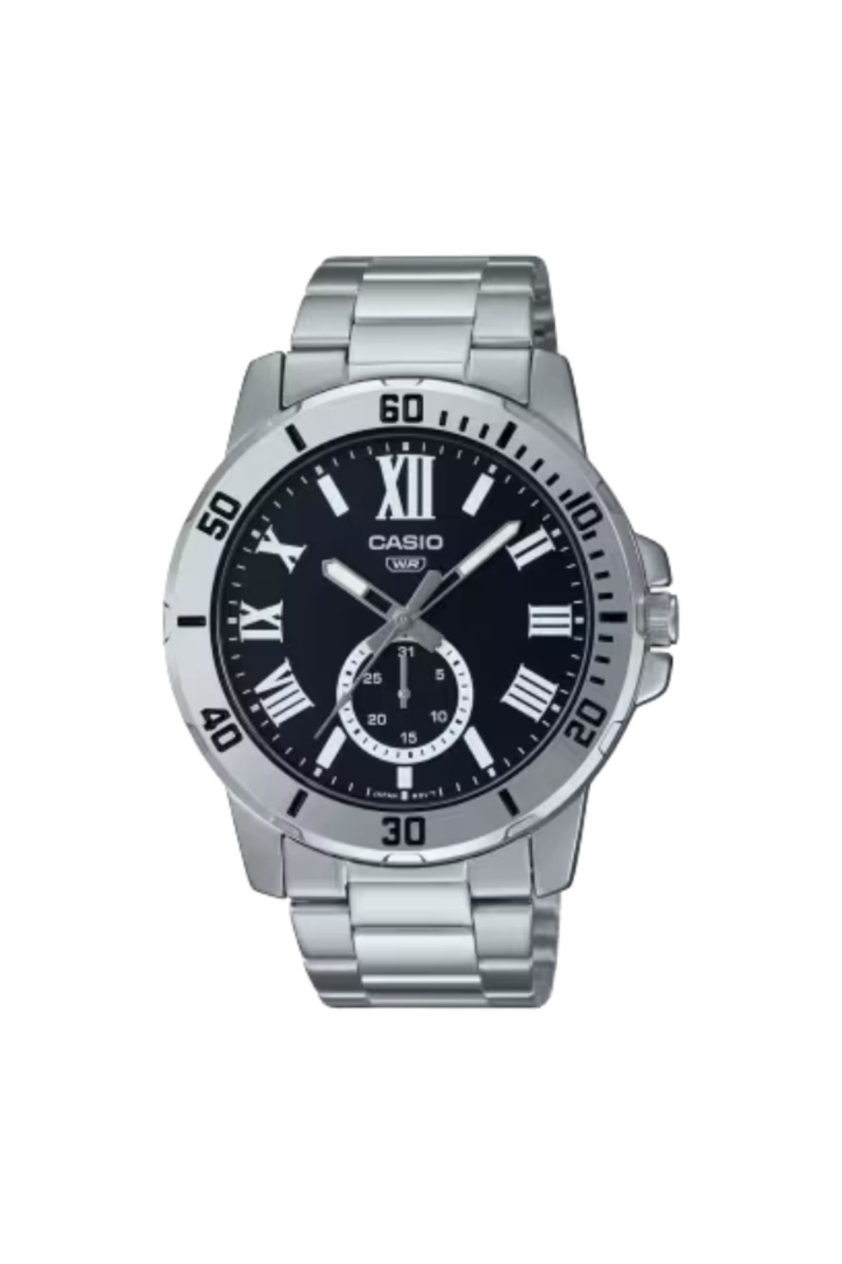 Casio-CASIO Men's Analog Black Dial Watch - MTP-VD200D-1BUDF 1
