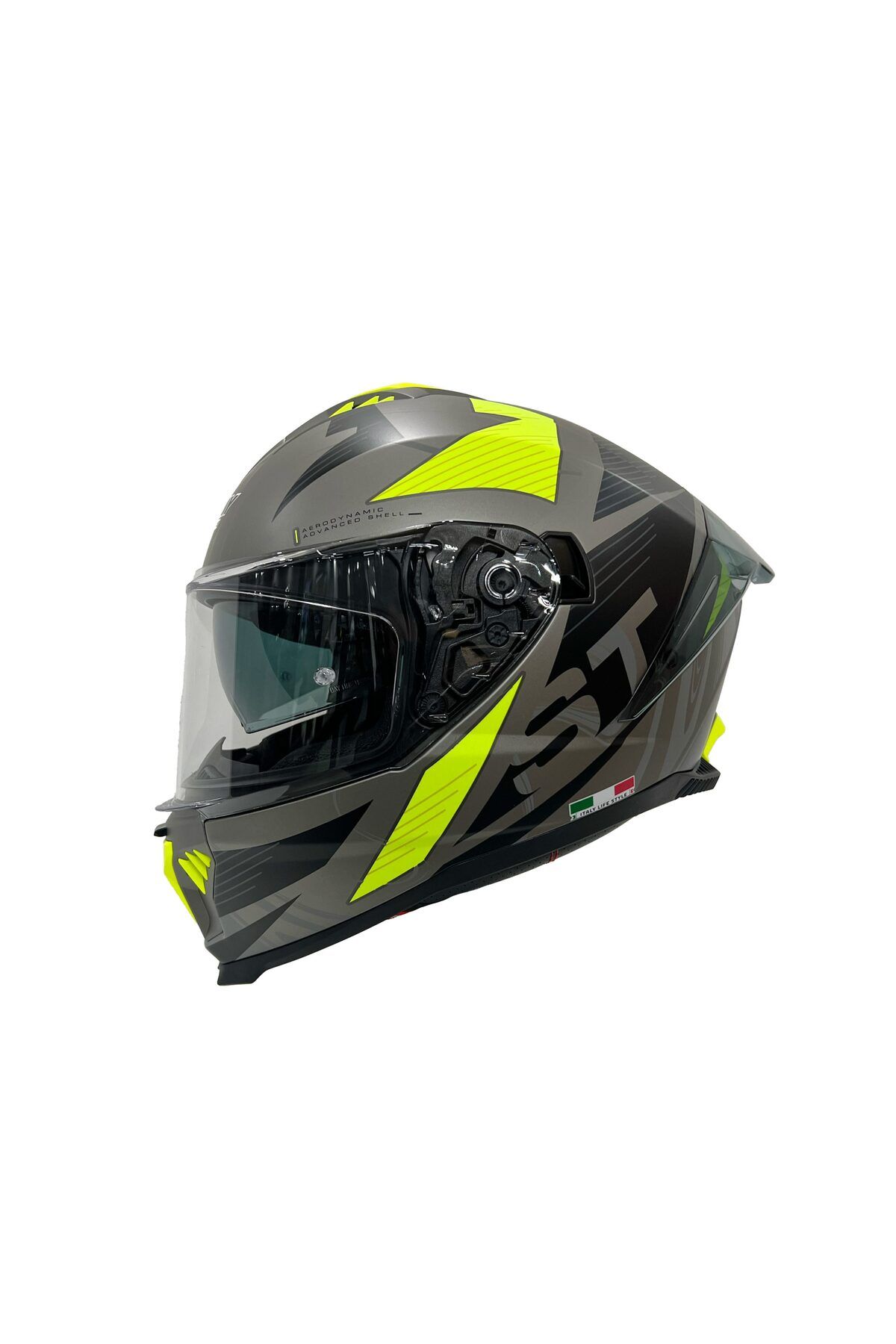 Sway SW 865 ST Titanium Yellow Kask Full Face