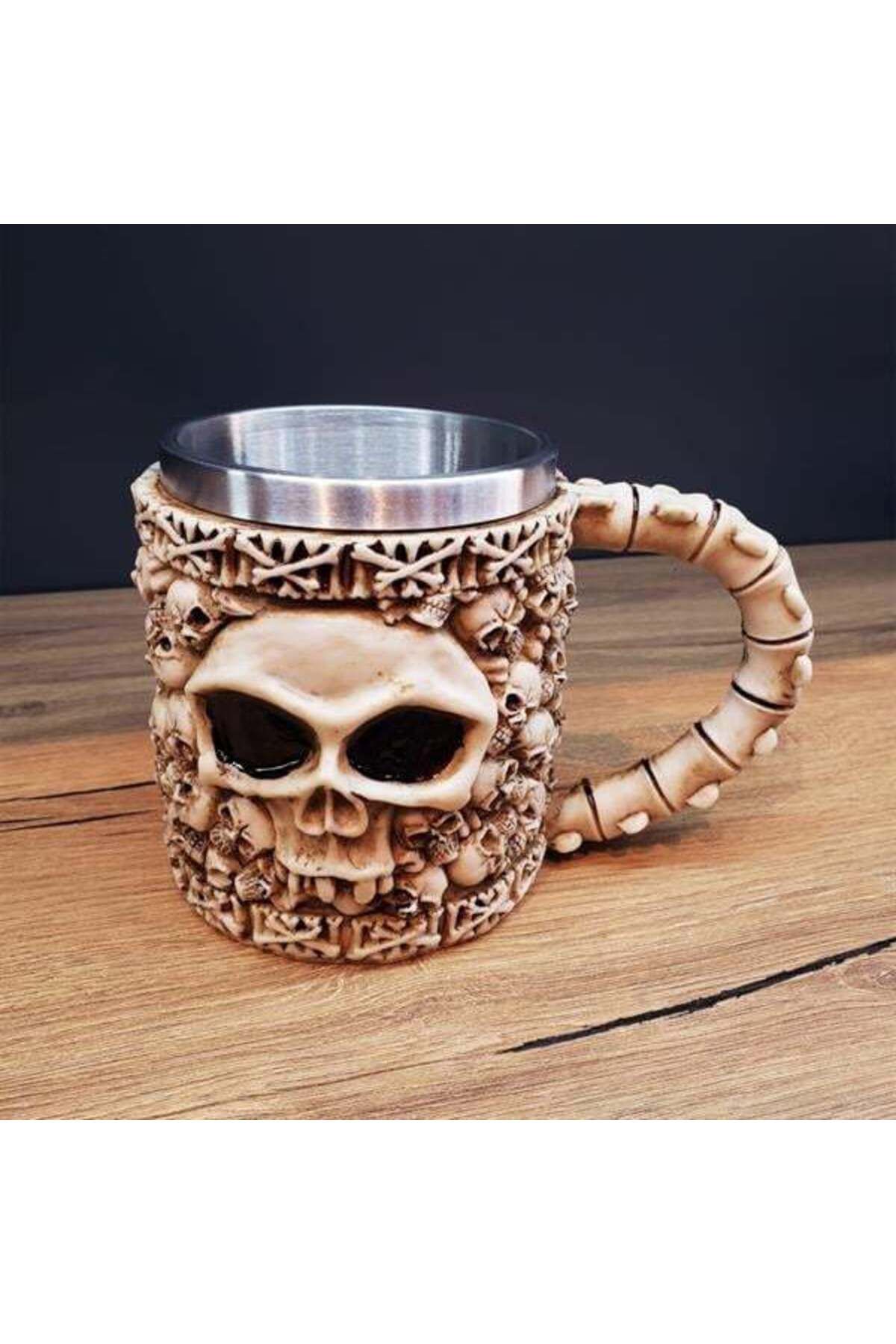 Modafiks 3D Tasarımlı İskelet Kupa Bardak