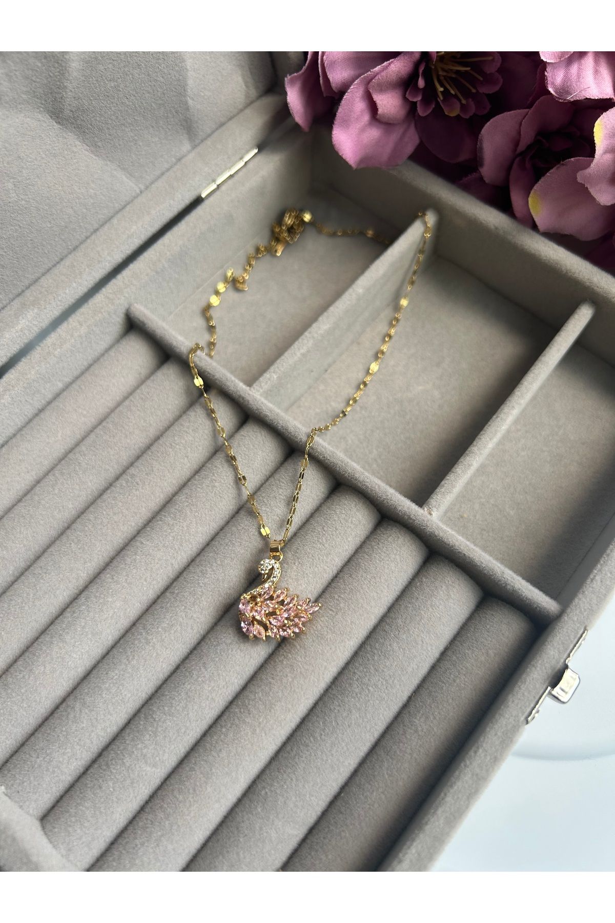MOONJEWELLERY KUĞU KOLYE ÇELİK
