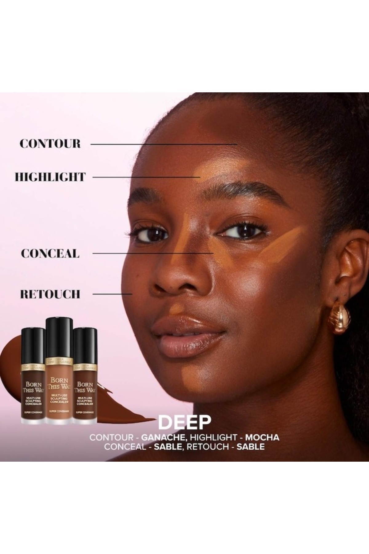 Too Faced-Born This Way Super Coverage Concealer Maple 13.5ml – Full Coverage, Hydrating, Multi-Use 4
