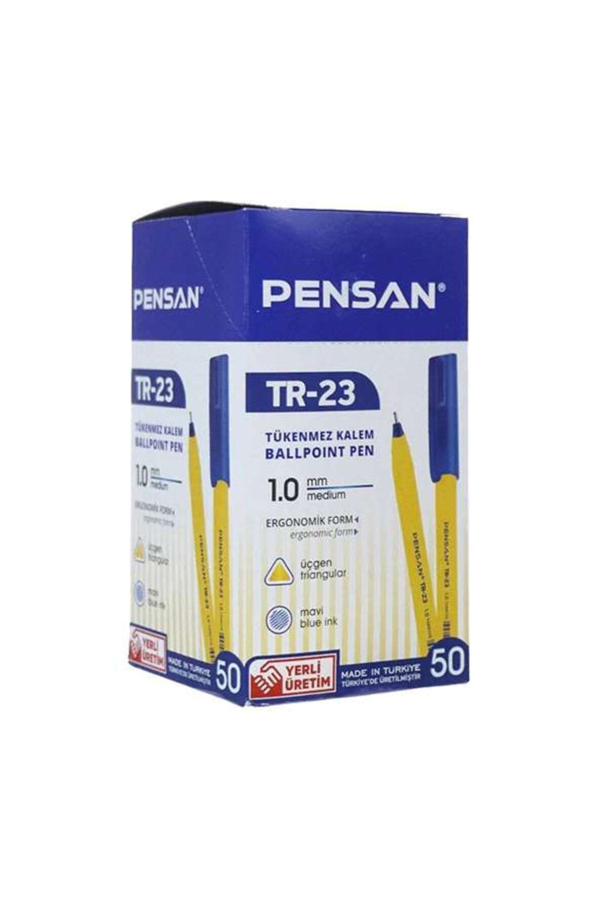 Pensan TR-23 Tükenmez Kalem Mavi 50'li
