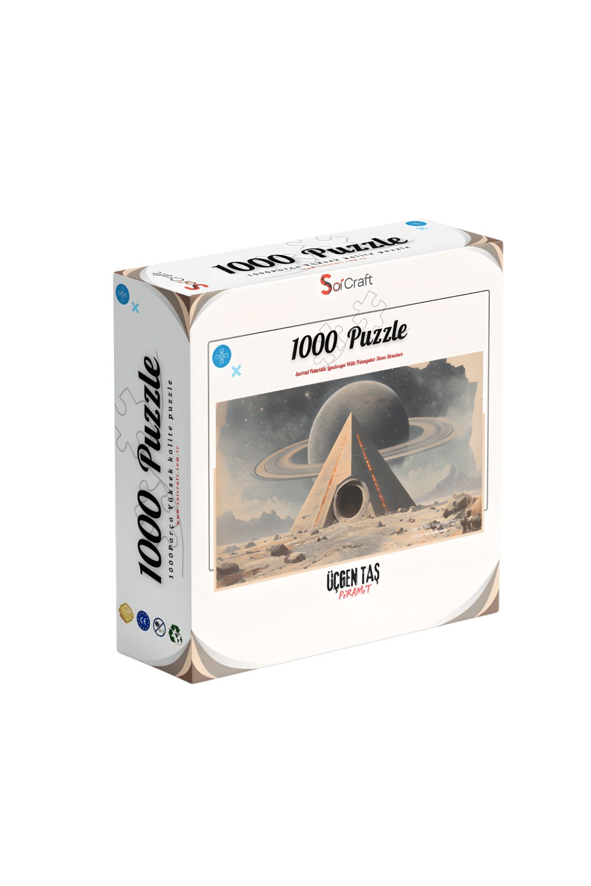 Soi Craft 1000 Parça Puzzle Piramit Fantastik