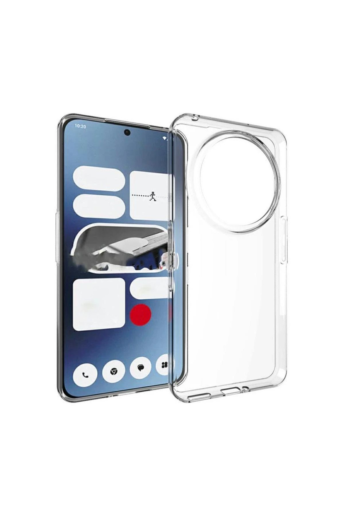 Microcase Nothing Phone 3A Pro ile Uyumlu Slim Serisi Soft TPU Silikon Kılıf - Şeffaf AL3324