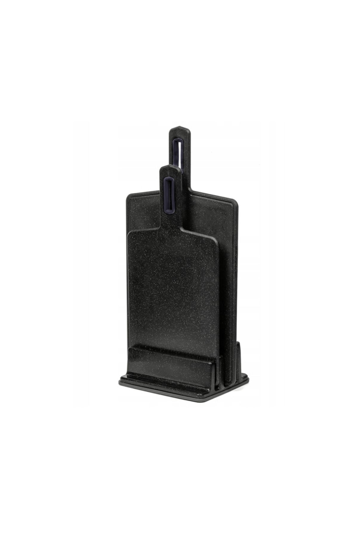ALTOM DESIGN-Set de 2 distrugătoare de documente Hugo, plastic, negru, 1 distrugător de documente 15x30 cm 1 distrugător de documente 18,5x35,5 cm 1