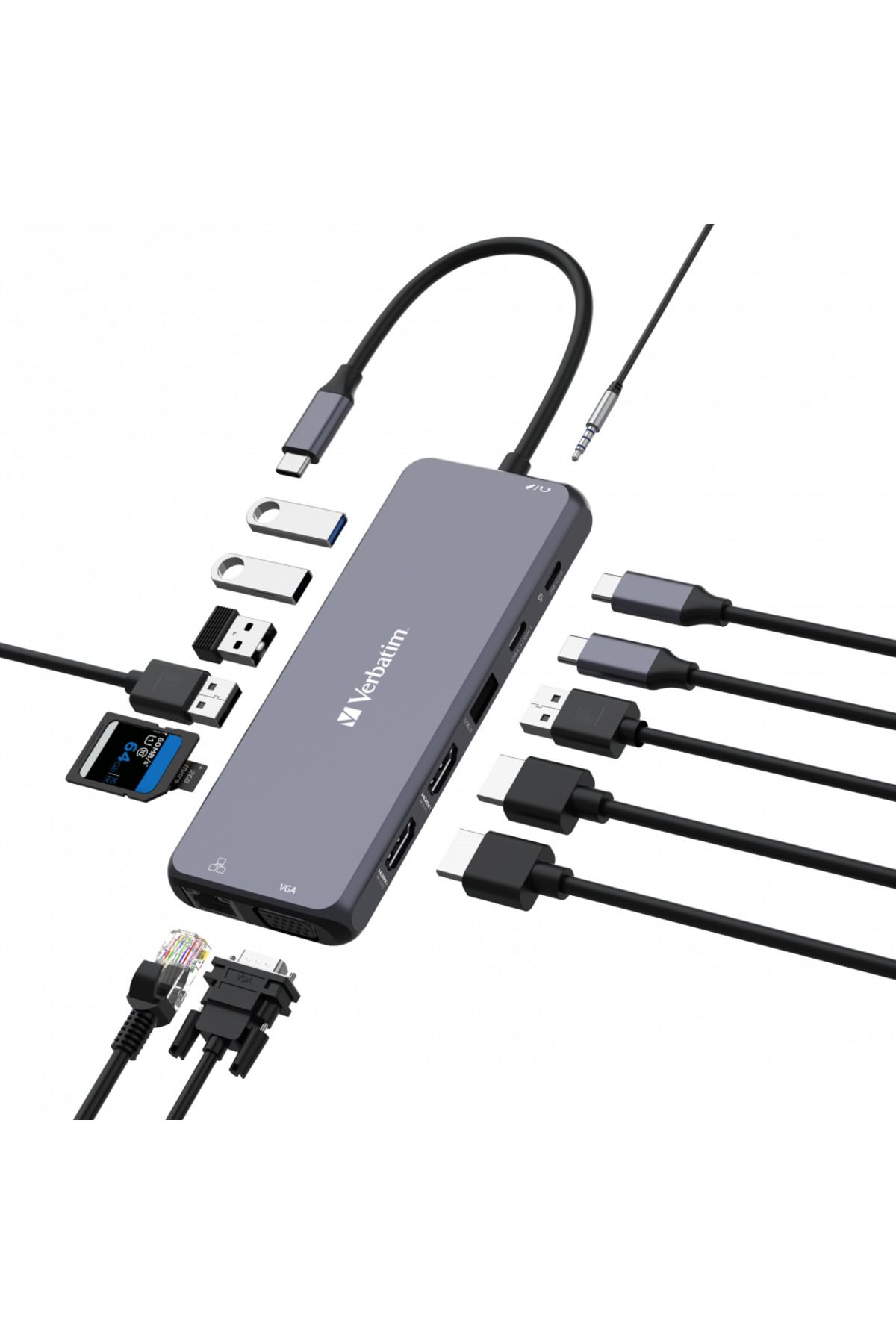 Verbatim HUB USB-C PRO MULTIPORT HUB 14 PORT 32154