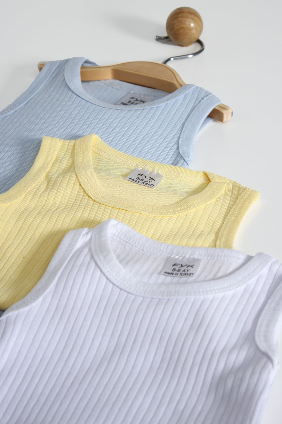 BABYSEE 4 lü Avantajlı Askılı Bebek Body Zıbın
