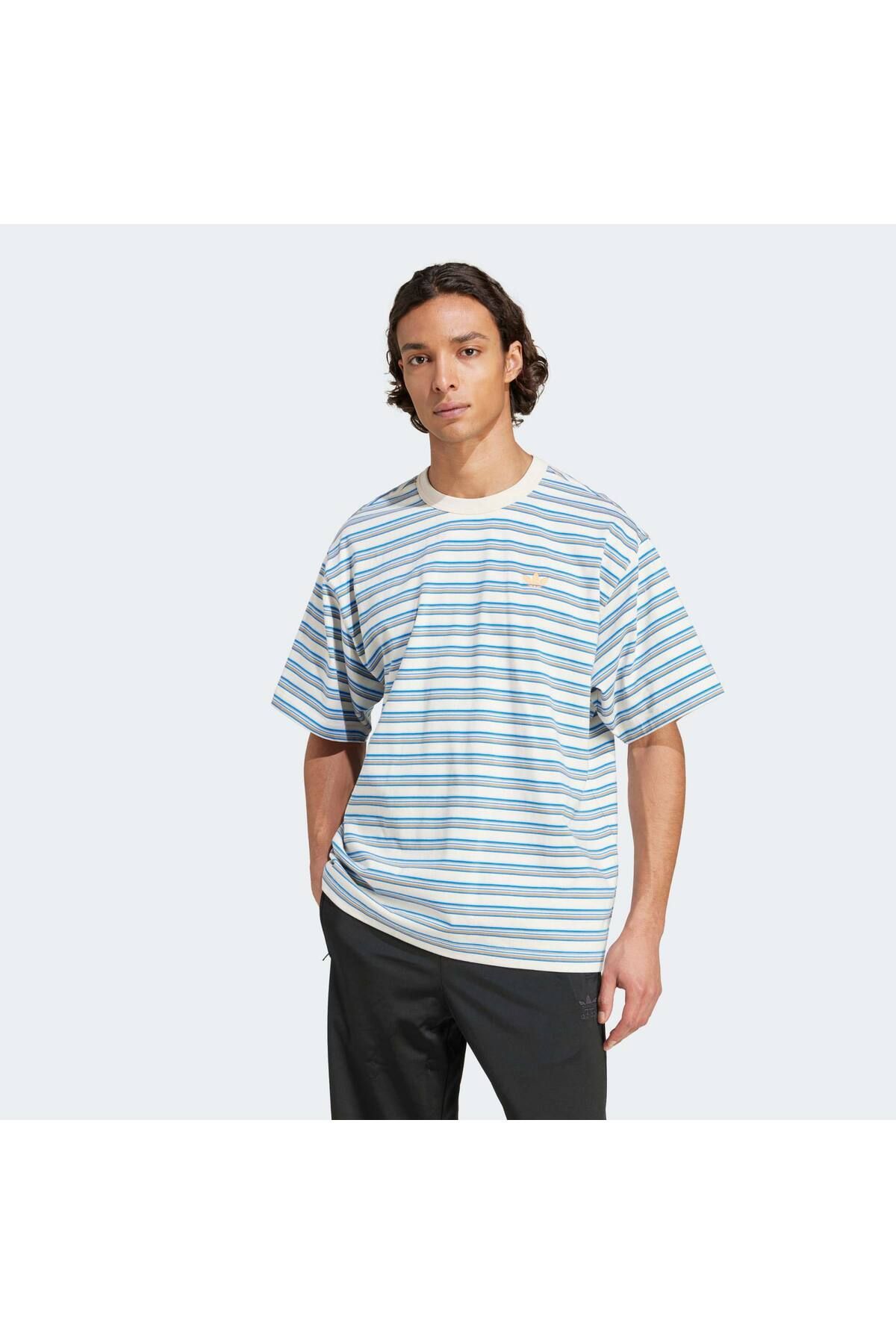 adidas Stripe Erkek Tişört (KB8355)