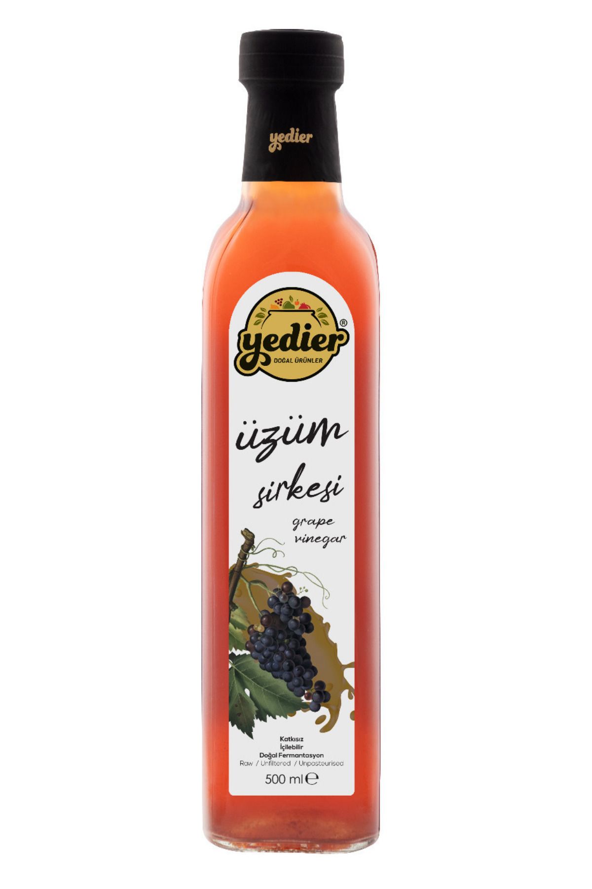 Yedier Üzüm Sirkesi 500 ml
