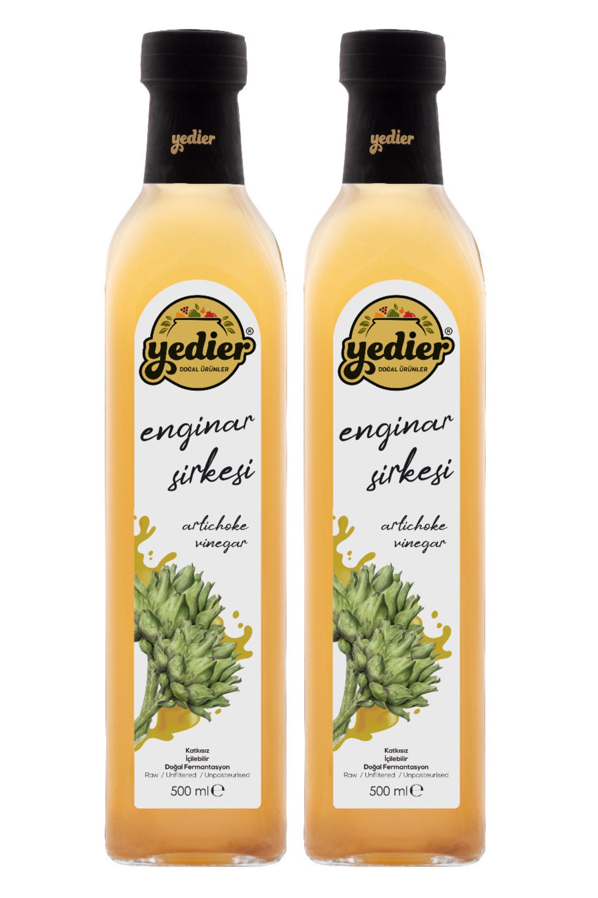 Yedier Enginar Sirkesi 500 ml X 2 Adet
