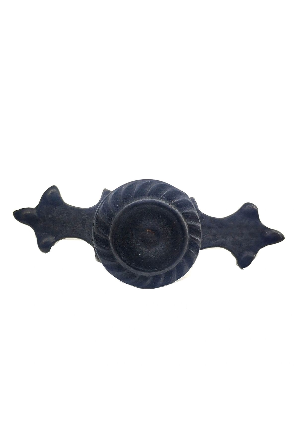 OurStyles Antika Tarz Dekoratif Pirinç Çizgili Düğme - 35x100 mm, Büyük, Oksit