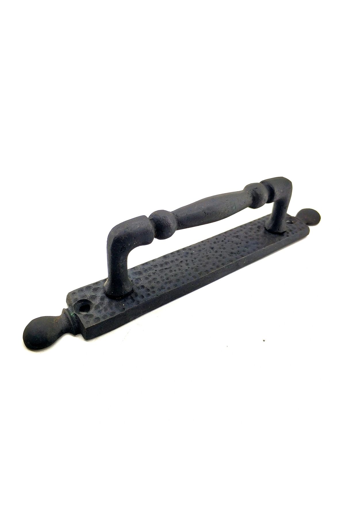 OurStyles Antika Tarz Dekoratif Pirinç Misket Çekme Kapı Kolu - 223x33 mm, Oksit