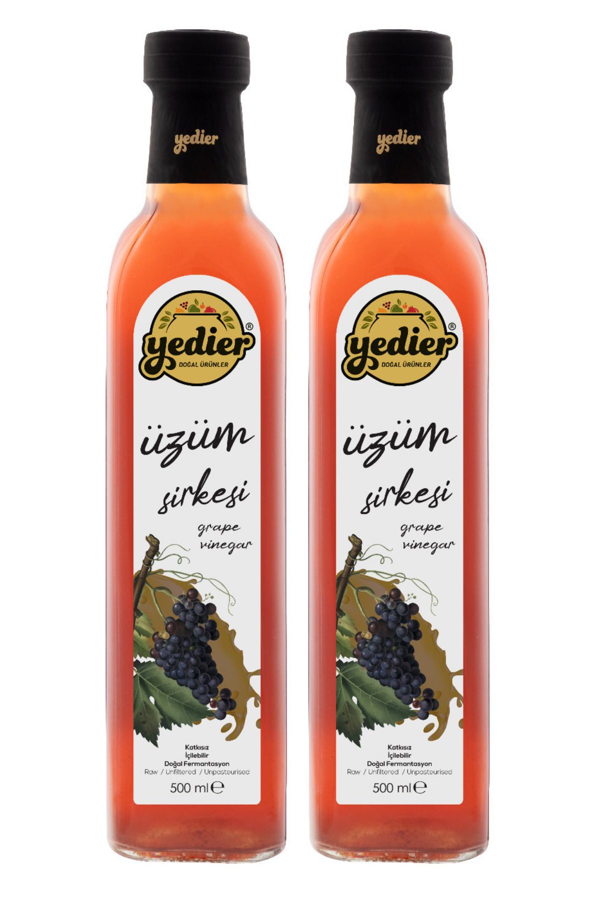 Yedier Üzüm Sirkesi 500 ml