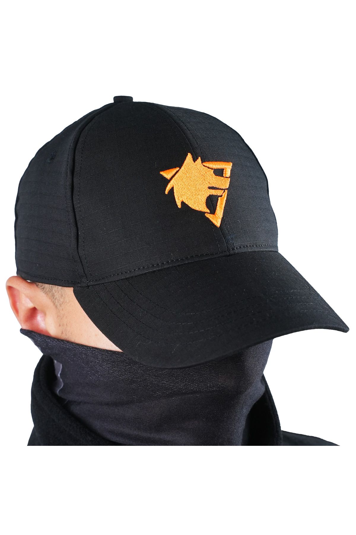 Wolftrap Tactical Kurt Logolu Ripstop Kumaş Siyah Şapka