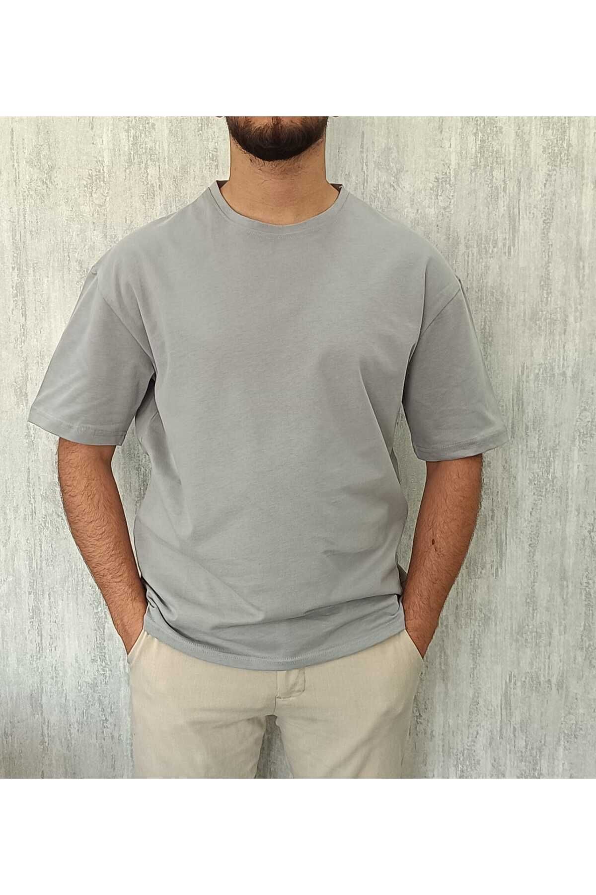 ELİF COLLECTİON Bisiklet Yaka T-shirt