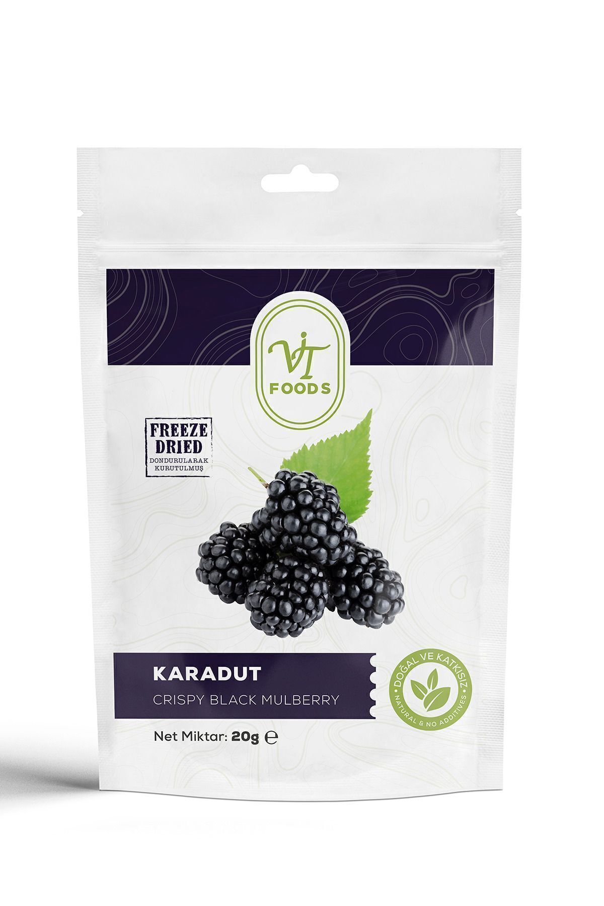 Vit Foods Villa Turqan - Freeze Dry Çıtır Karadut 12 PAKET